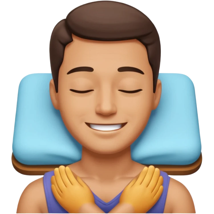 Man got an erection during a massage emoji