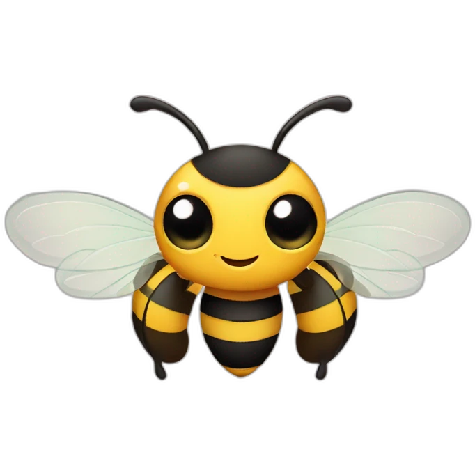 Cute honey bee emoji
