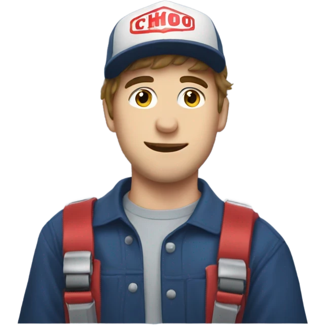 MrBeast wearing a choo-choo emoji