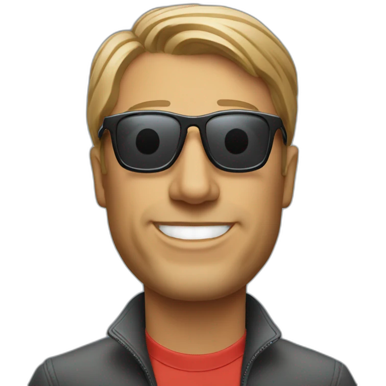 Chris Anderson TED Talks wearing sunglasses emoji