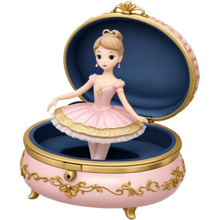 Ballerina Jewelry Music Box emoji