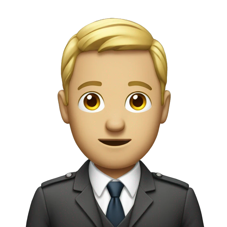 corp man analyze emoji