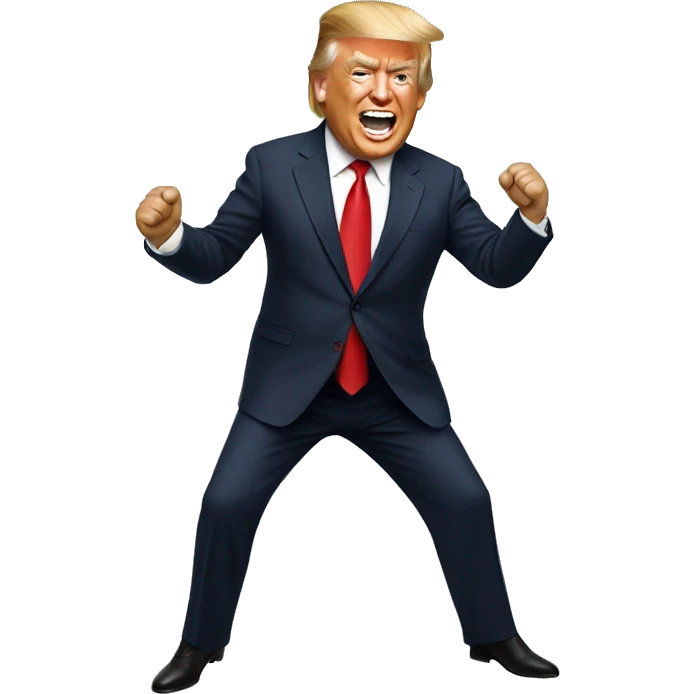 Trump dancing emoji