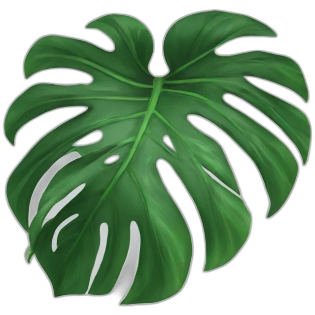 Monstera en colère emoji