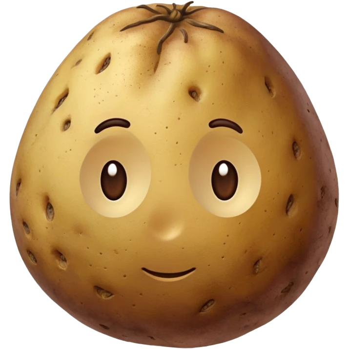 brown potato emoji
