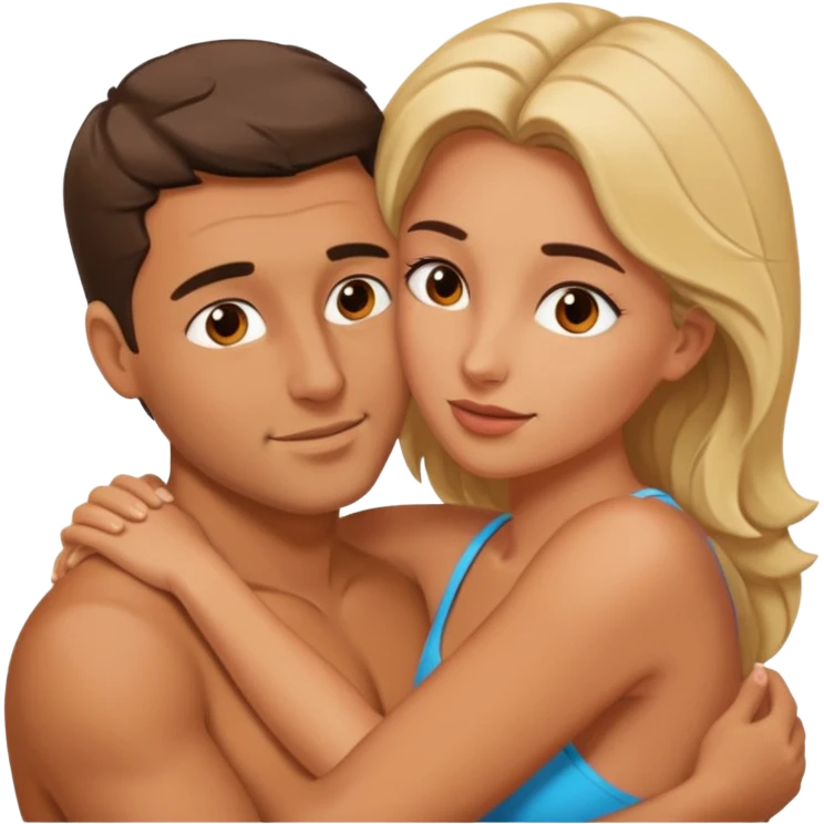 Un hombre y una mujer haciendo porno emoji
