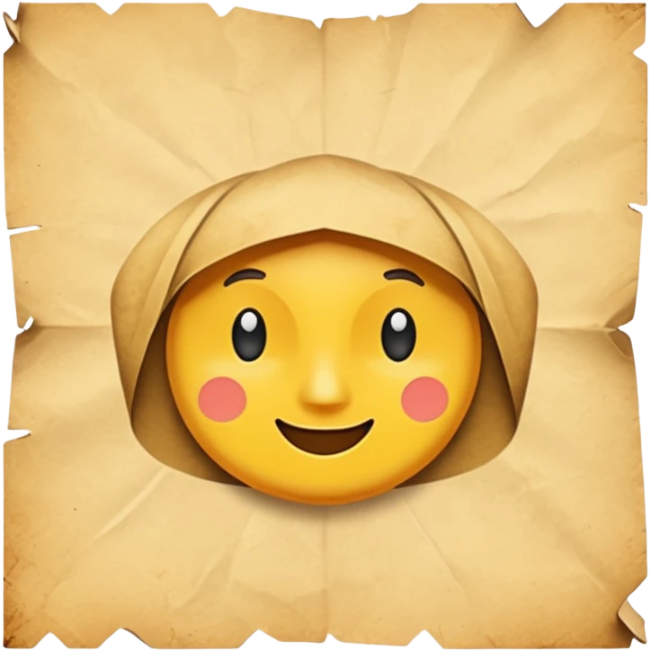 листовка старинная  emoji
