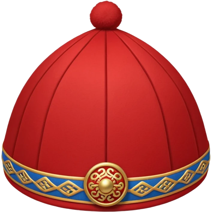 traditional Mongolian hat emoji
