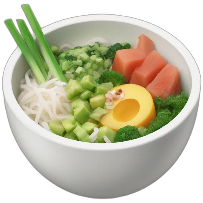 poke bowl emoji