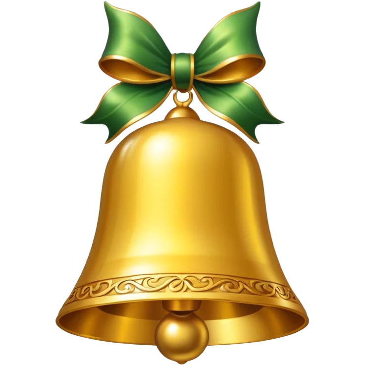 christmas bell emoji