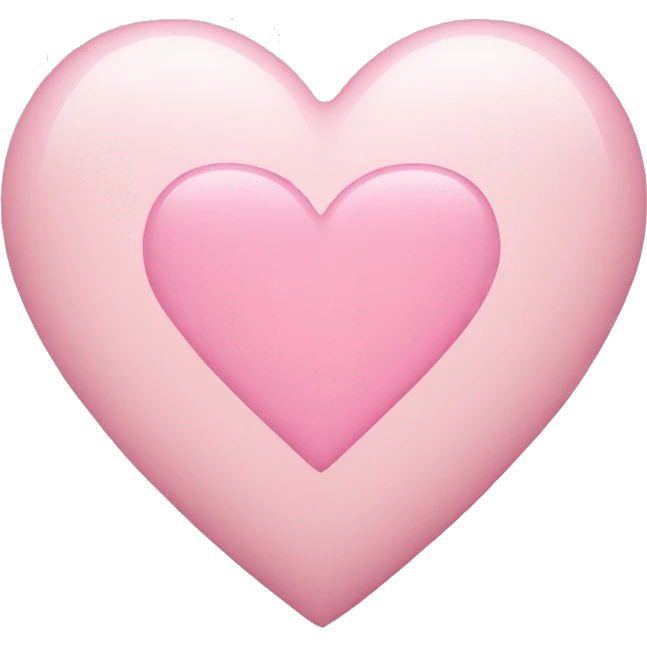 Light pink heart emoji