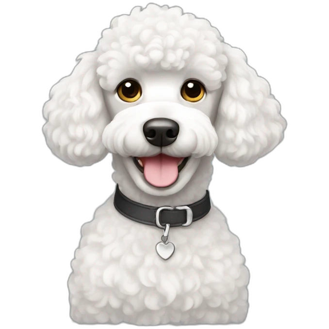 white poodle emoji
