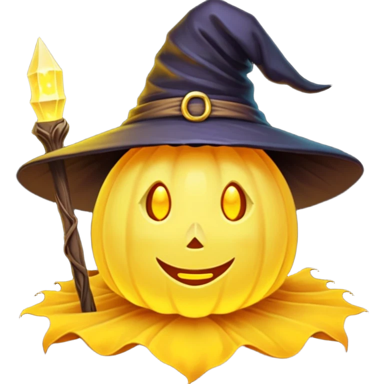witch stuff yellow emoji