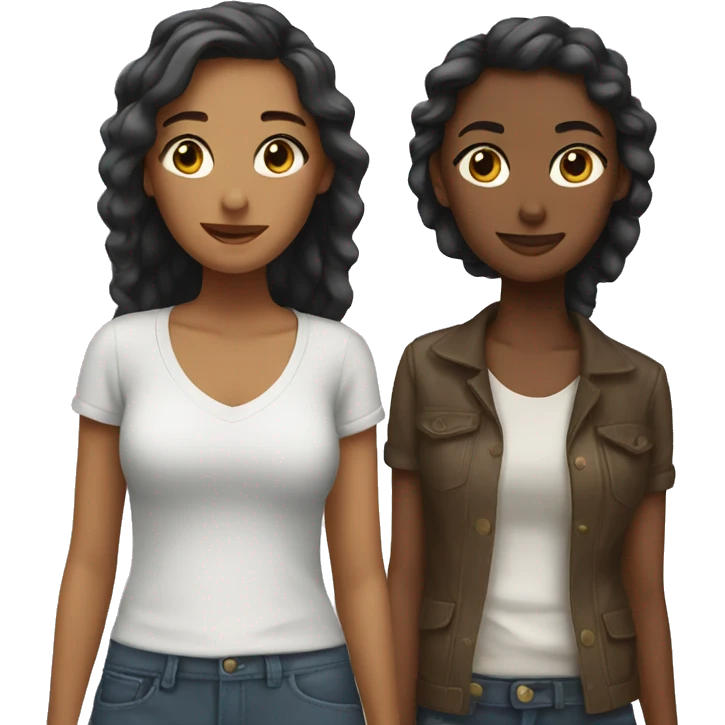 Two girl best friends emoji