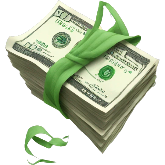 Money in the wind emoji