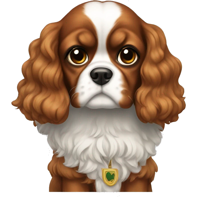 Cavalier with bows  emoji