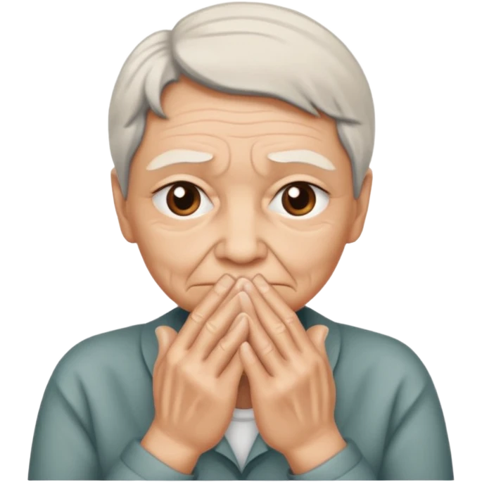 Une personne qui se frotte les mains avec un regard suspect  emoji