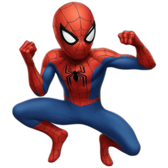Spider man qui dab emoji