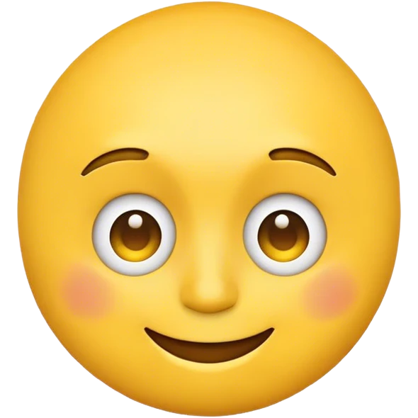 yellow face emoji with eyebrow raise smiling emoji