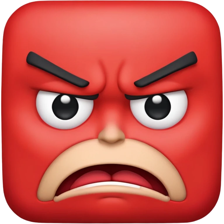 strongly disagree red face emoji emoji