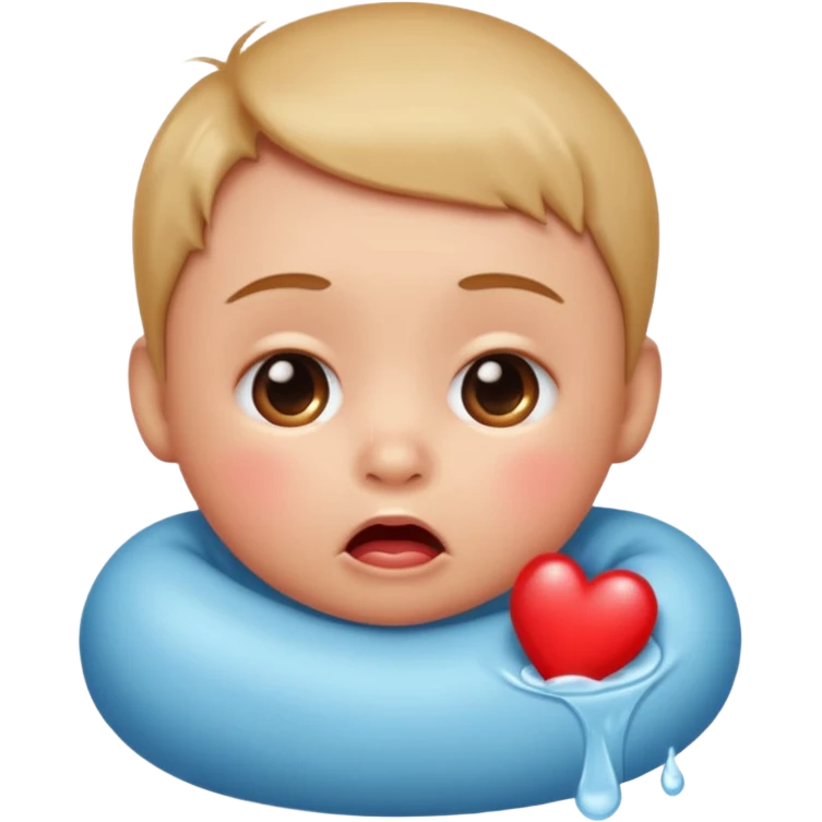 Please make an iPhone version of the baby emoticon that hurts because of the fever emoji