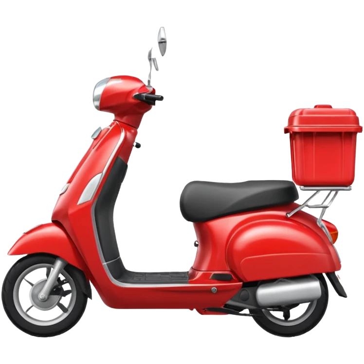 Delivery scooty for food emoji
