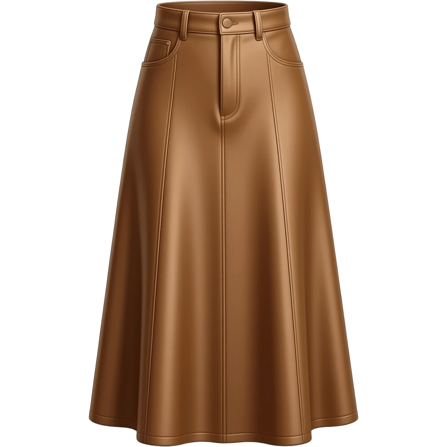 tan SUEDE long SKIRT to ankle, floor length emoji