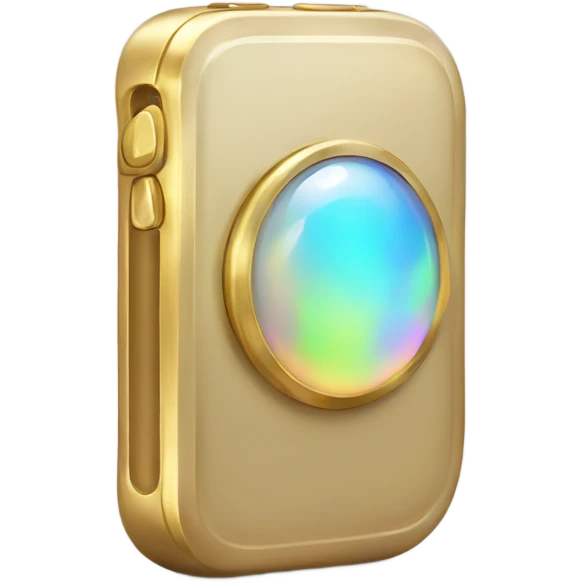 Opal gold Iphone emoji