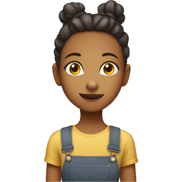 Girl with mais emoji