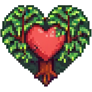 tree heart emoji