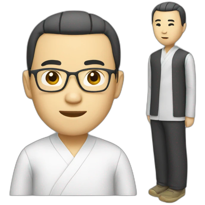 Chinese sensei emoji