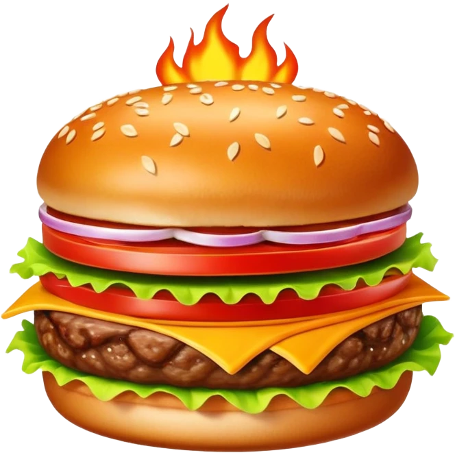 Whopper is prohibited emoji