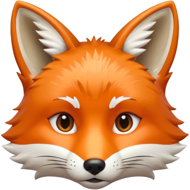 fox face detailed emoji