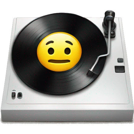 Vinyl record emoji