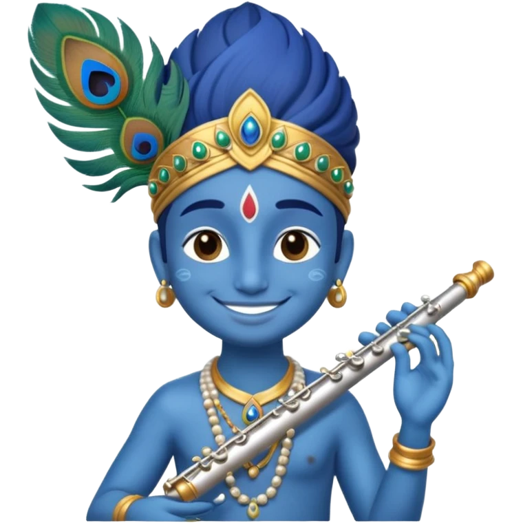 small emoji of god Krishna, which can used in  text massage  emoji