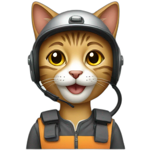 cat driver emoji