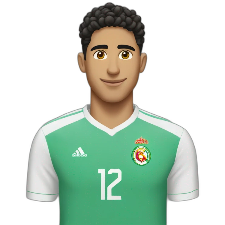 Achraf hakimi morroco emoji