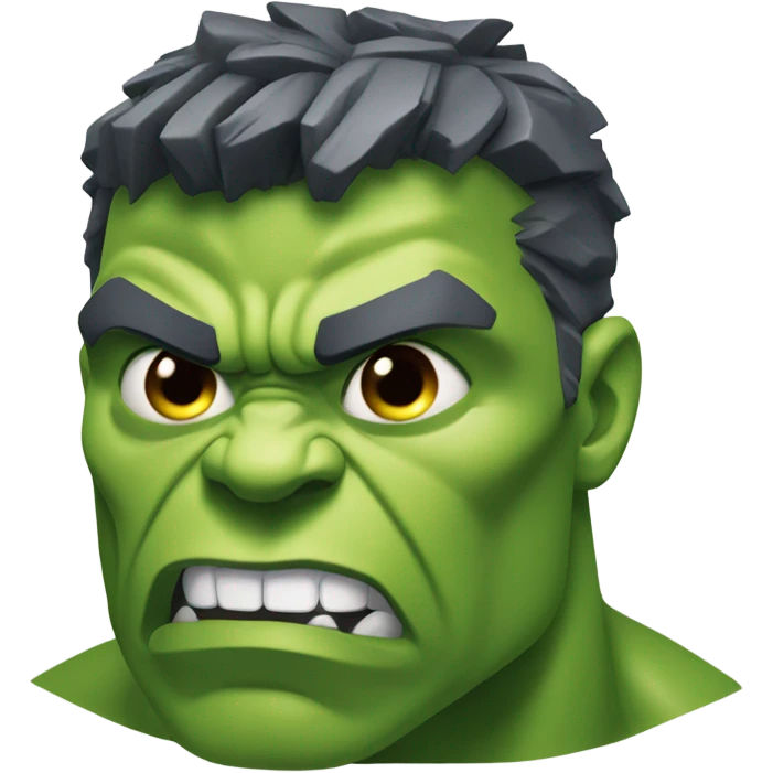 Hulk head  emoji