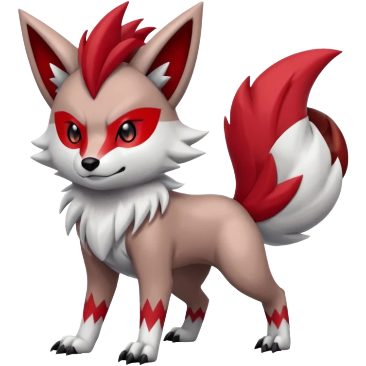 Lycanroc-Zangoose-Zoroark-fusion emoji