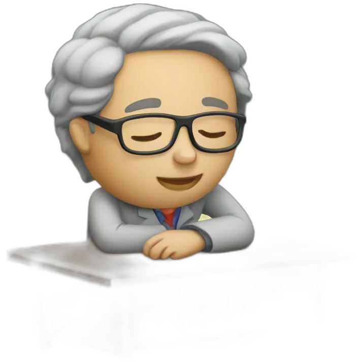 sleeping teacher emoji