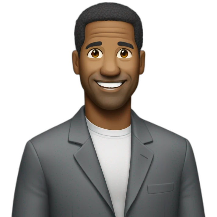 Denzel Washington Happy emoji