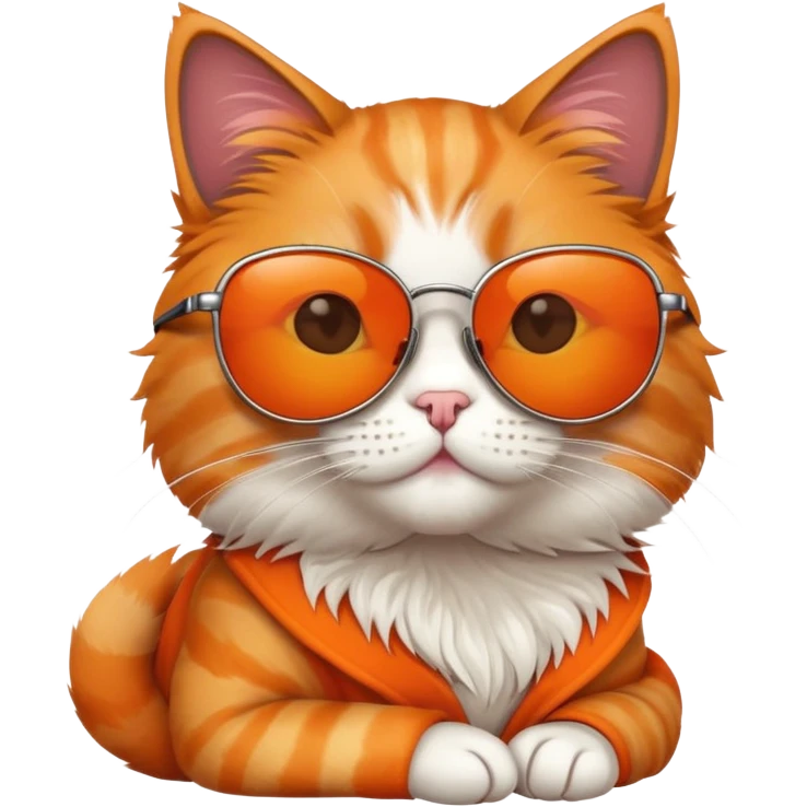 Cat wearing sunglasses emoji