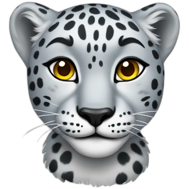 snow leopard emoji
