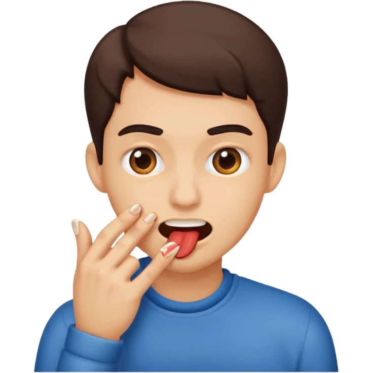 Nail bite emoji