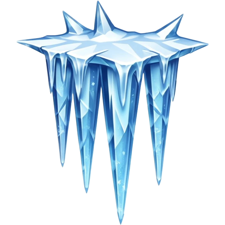 Icicles and Frozen Snow emoji