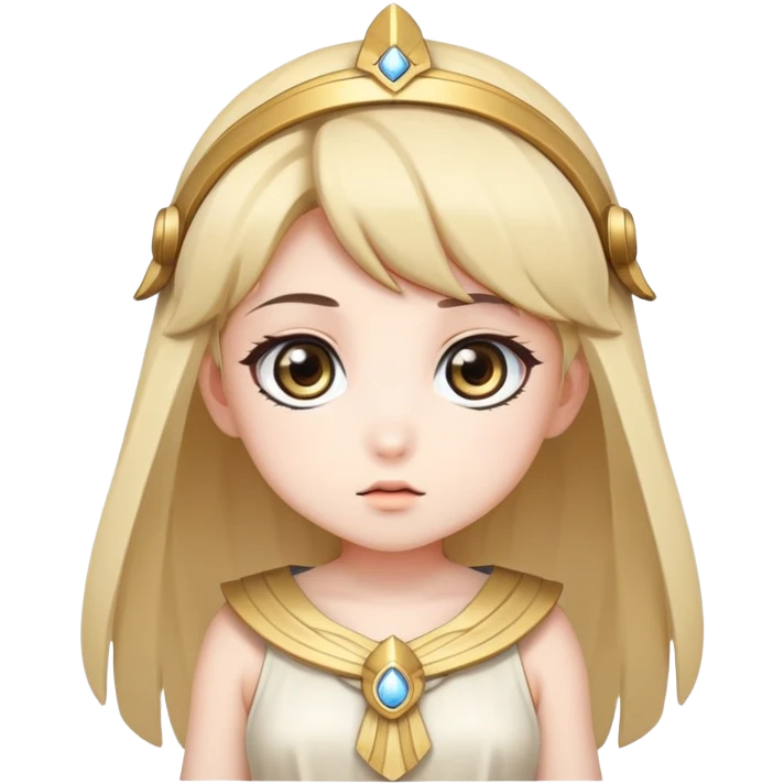 Athena in chibi/anime emoji