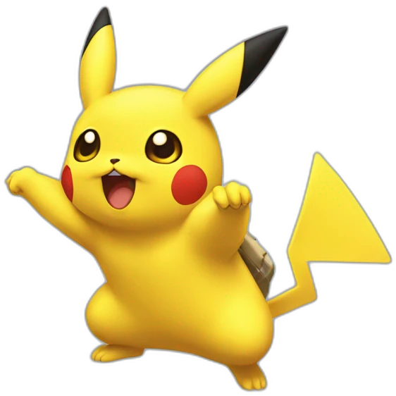 Pikatchu attaque emoji
