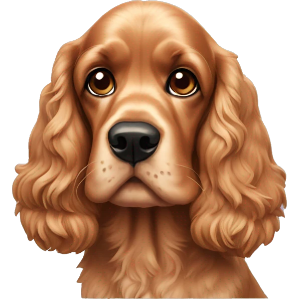 Cocker Spaniel dog emoji
