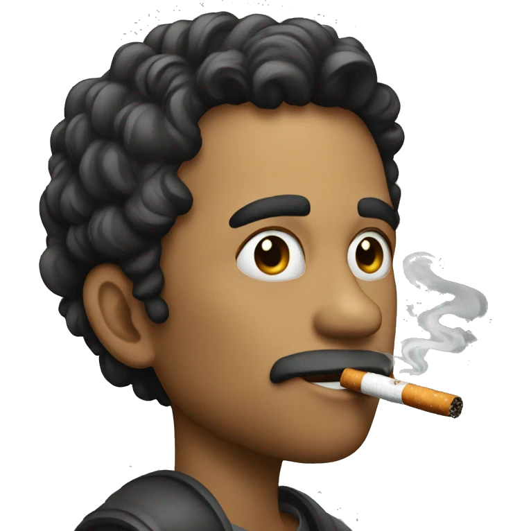 Diogo with cigarete emoji