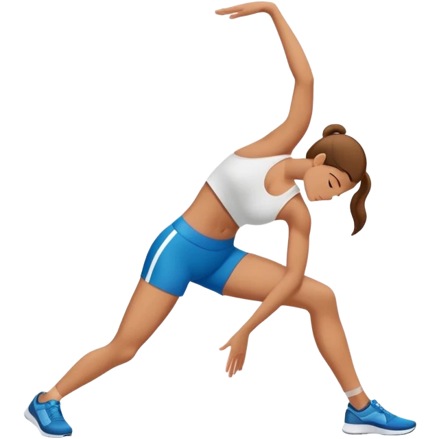 stretching after gym emoji